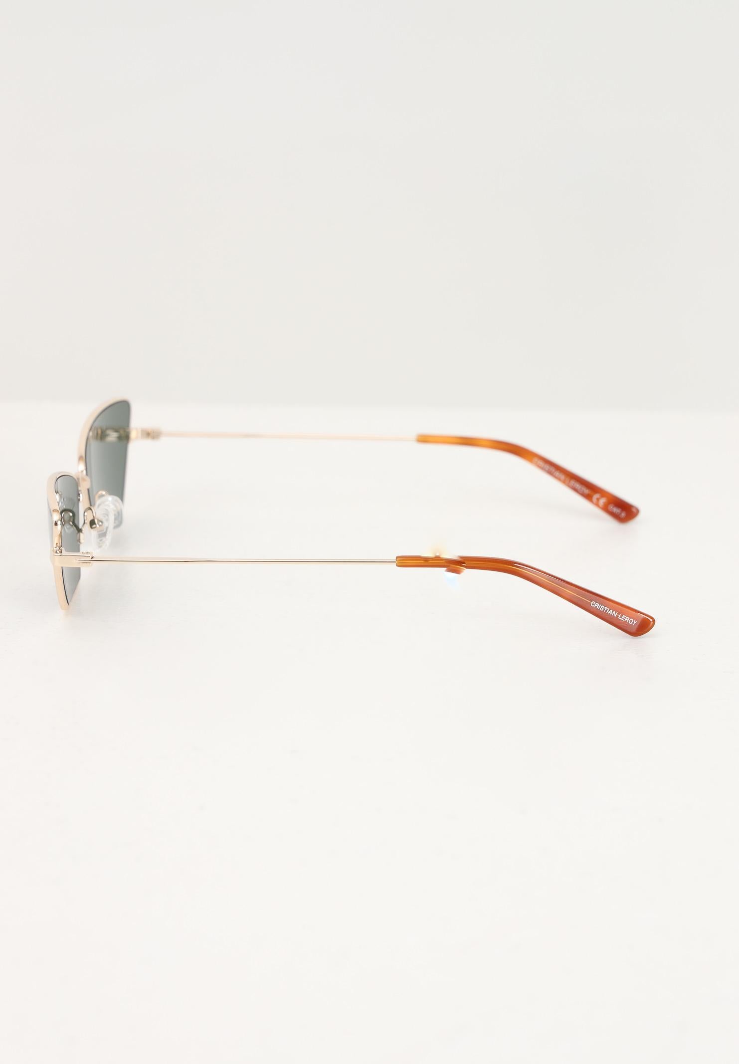 Occhiali da sole marrone da donna con montatura a gatto 2147 08 CRISTIAN LEROY 