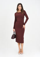 MAX MARA Abito midi bordeaux da donna 2526626031600 002 MAX MARA 