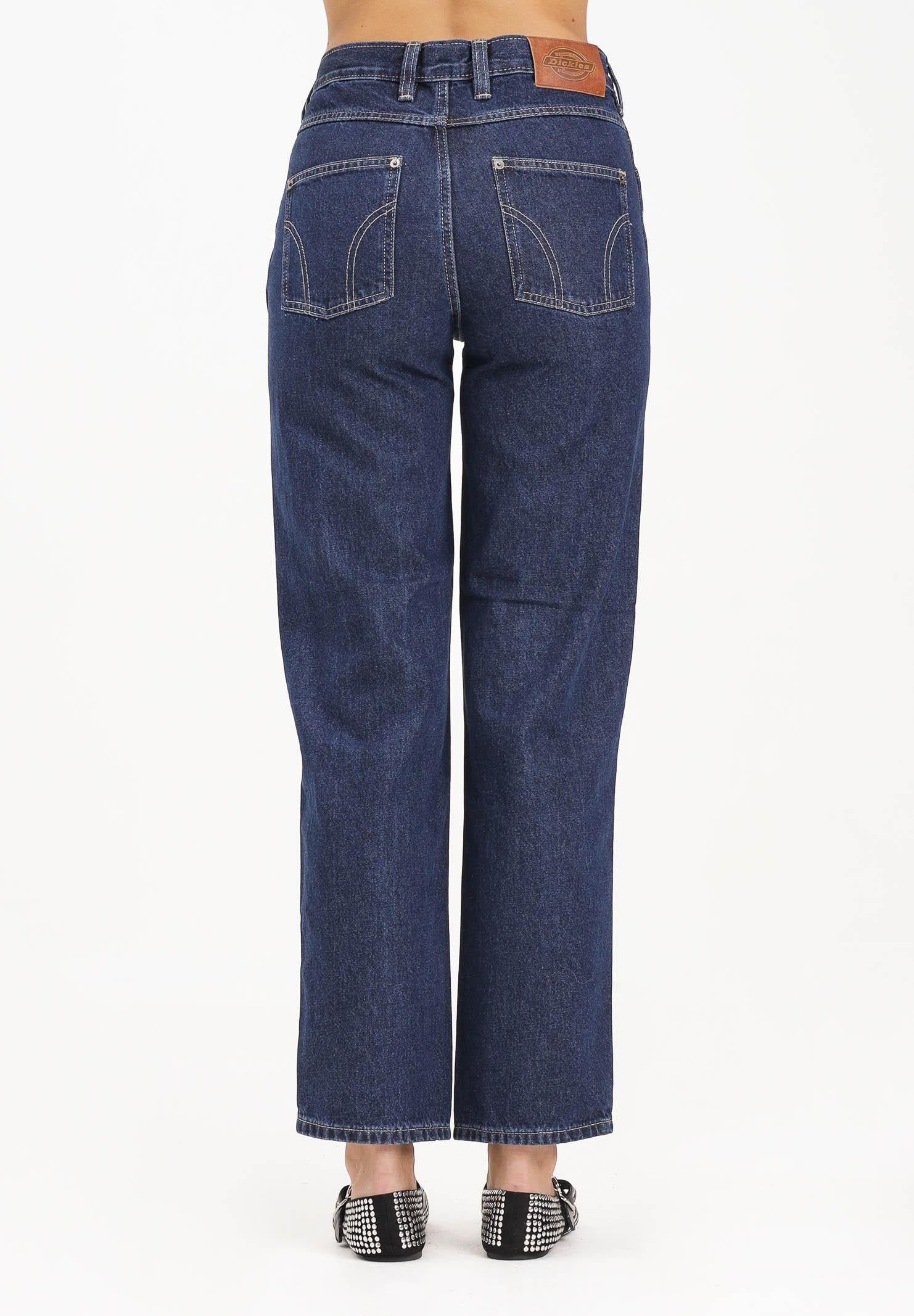 DICKIES Jeans relaxed Farner in denim blu da donna DK0A87NN0DD1 . DIckies 
