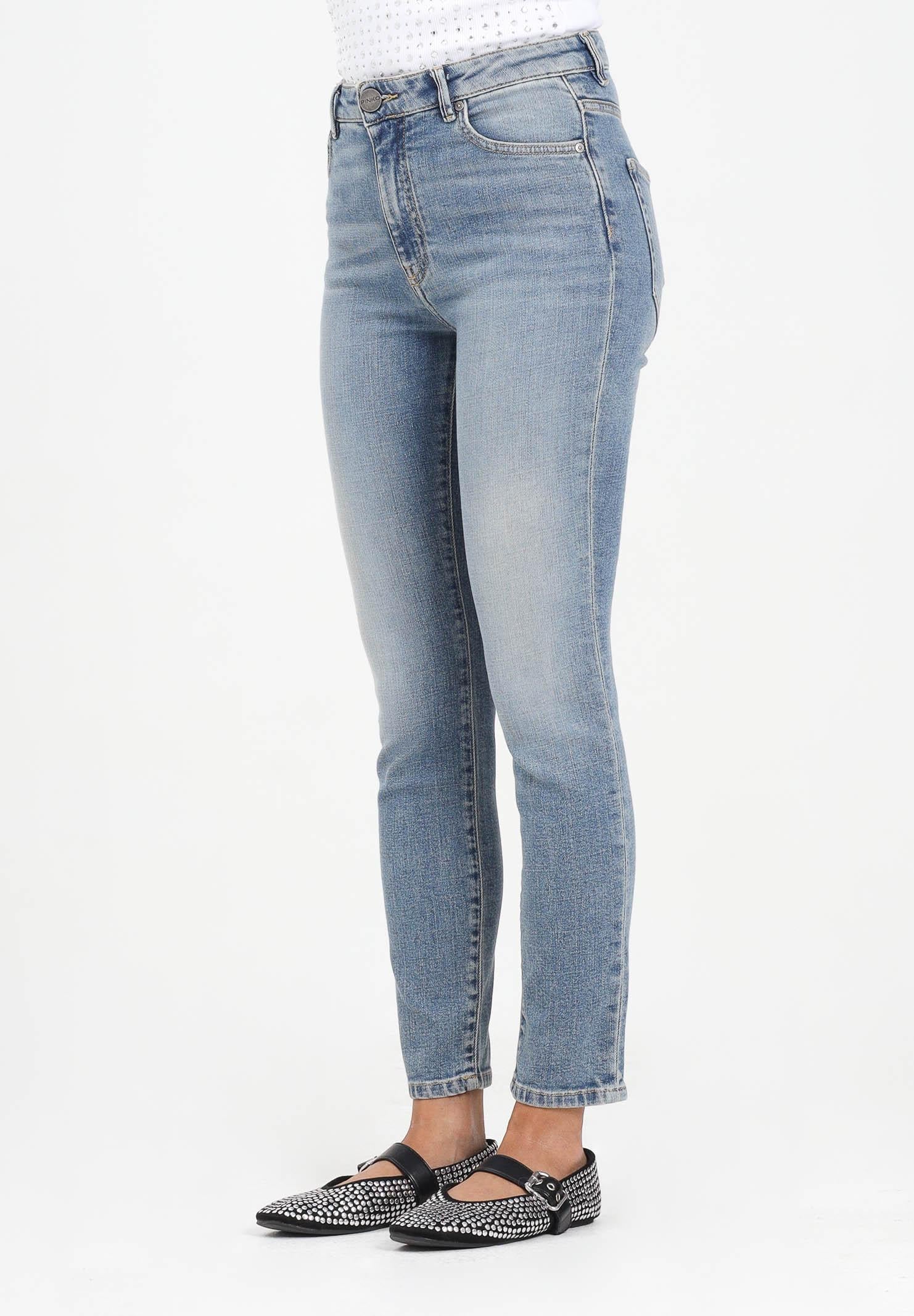 PINKO Jeans in denim stretch da donna dalla linea aderente skinny-fit 100169A2WT PJO PINKO 