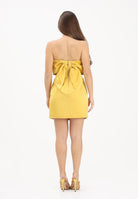 ELISABETTA FRANCHI Abito corto giallo da donna con coppe gioiello AB94962E2 EV4 ELISABETTA FRANCHI 