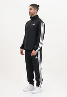 ADIDAS PERFORMANCE Tuta Basic 3 Stripes Tricot nera da uomo JI8849 . ADIDAS PERFORMANCE 