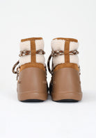 MOON BOOT Stivali da neve LUNA in shearling marrone da donna 80D2480020 MA03 MOON BOOT 