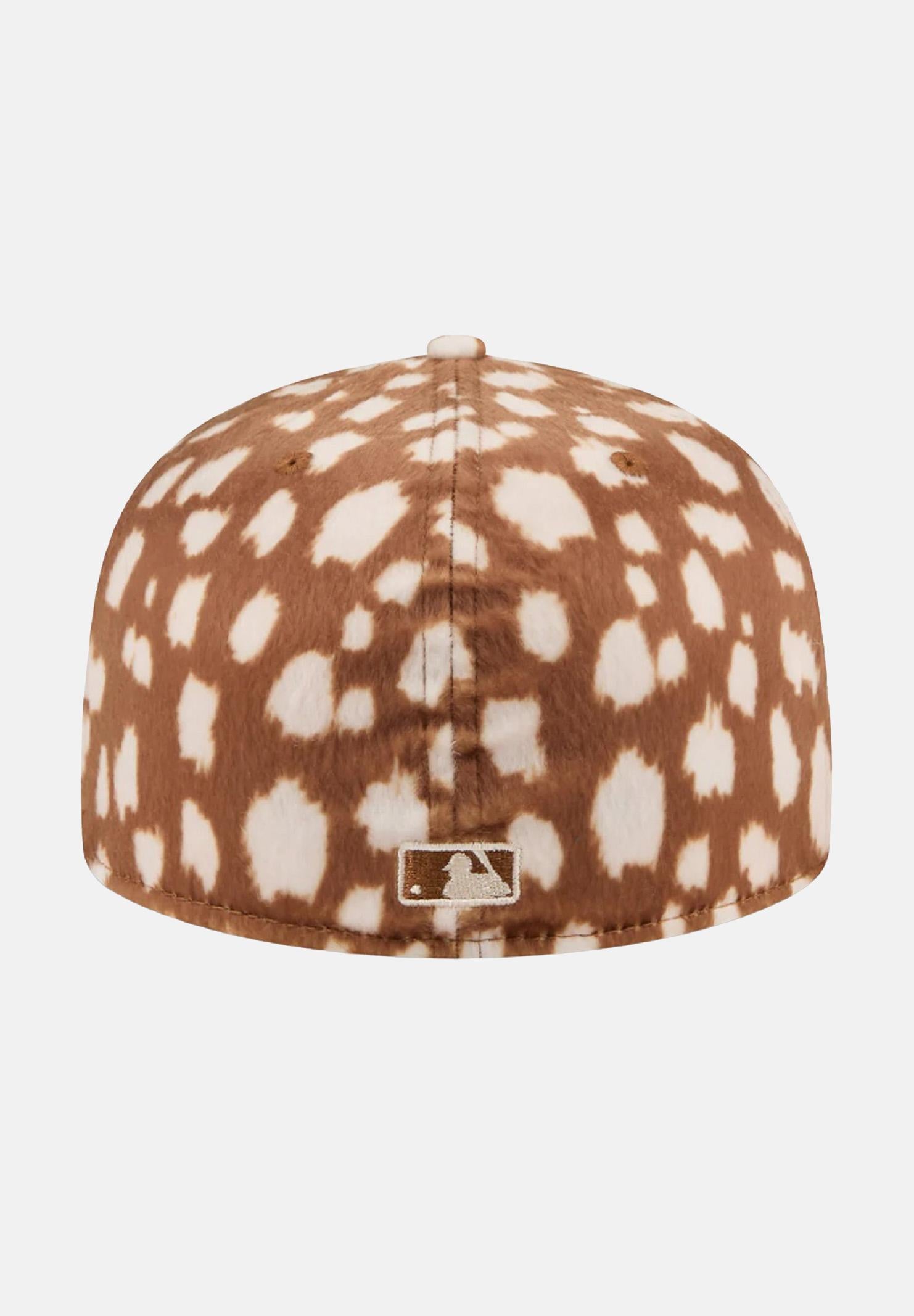 NEW ERA Cappello con visiera Animal Print 59Fifty Los Angeles Dodgers cammello per uomo e donna 60844111 . NEW ERA 