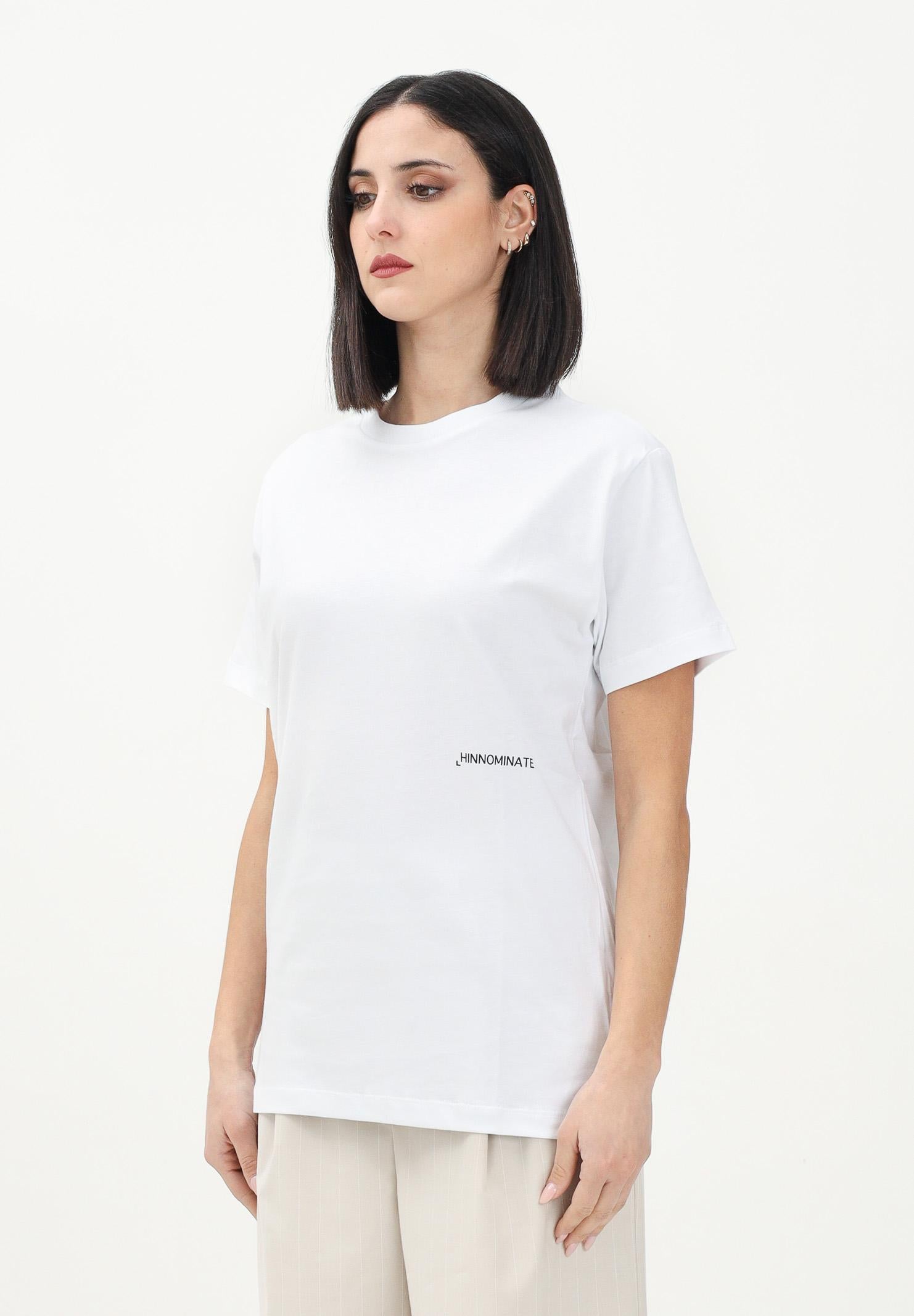 HINNOMINATE T-shirt Bianca Donna con Stampa Logo