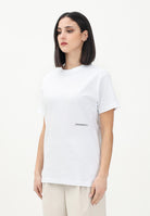 HINNOMINATE T-shirt a manica corta bianca da donna con stampa logo HMABW01406 BI01 HINNOMINATE 