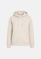 TOMMY HILFIGER felpa con cappuccio Hoodie regular fit ecru beige, donna. DW0DW19729 AB9 TOMMY JEANS 