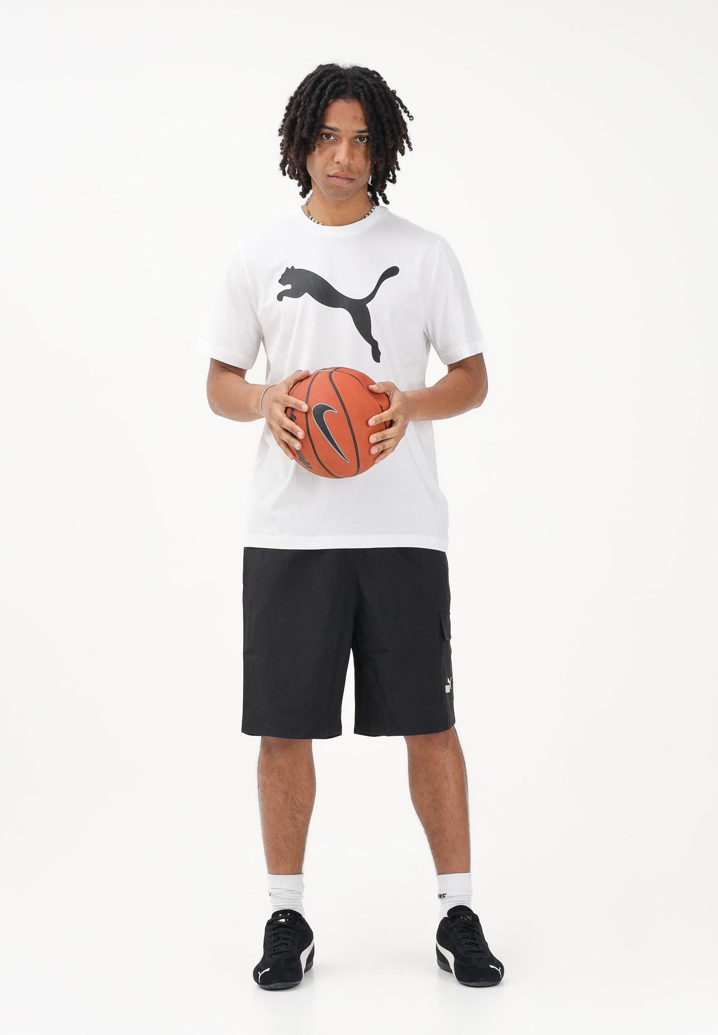 PUMA T-shirt a manica corta Ess bianca da uomo 682536 02 PUMA 