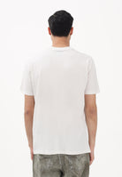 ARMANI EXCHANGE T-shirt a manica corta crema da uomo con ricamo A|X XM001568AF10358 U1074 ARMANI EXCHANGE 