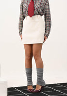 ARMANI EXCHANGE Gonna corta panna da donna con logo XW000662AF16142 U1003 ARMANI EXCHANGE 