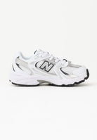 NEW BALANCE Sneakers 530 bianche e argento da neonato IZ530SB1 . NEW BALANCE 