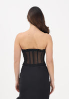 ELISABETTA FRANCHI Corpetto nero da donna in tulle TO05162E2 110 ELISABETTA FRANCHI 