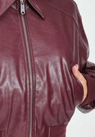 CALVIN KLEIN JEANS Bomber bordeaux da donna LV047C518GVLP  CALVIN KLEIN JEANS 