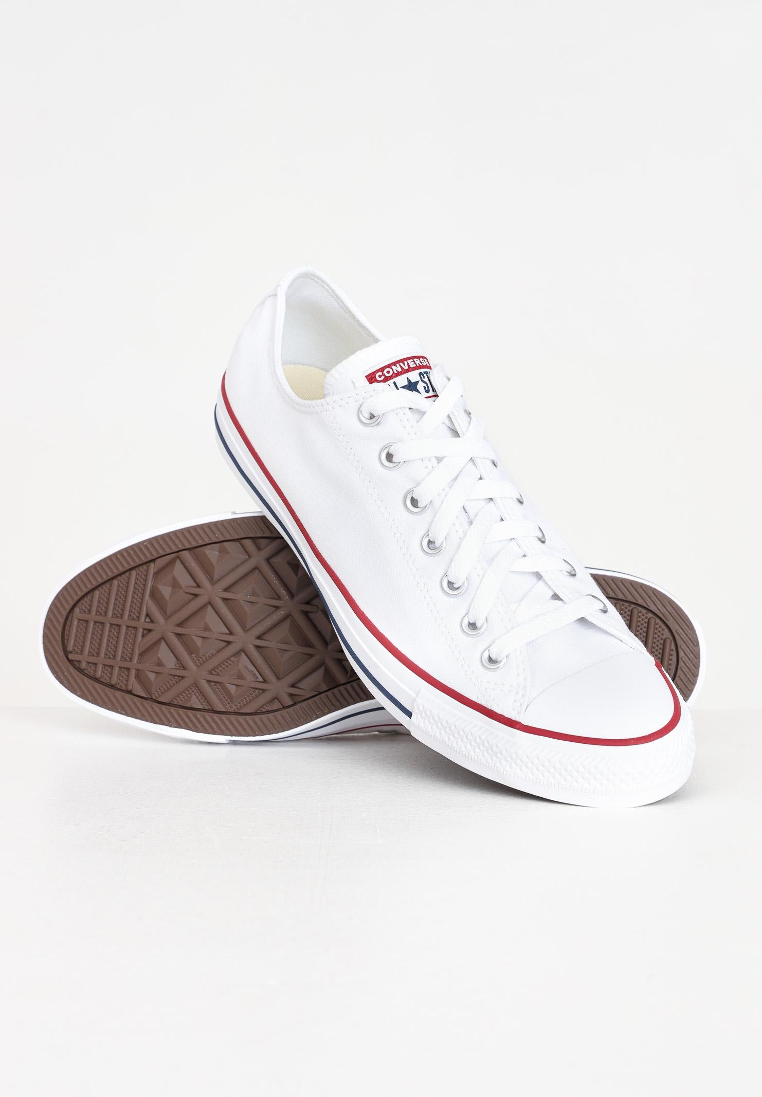 CONVERSE Sneakers CHUCK TAYLOR ALL STAR CLASSIC bianche per uomo e donna M7652C . CONVERSE 