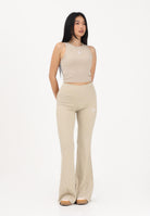 ADIDAS ORIGINALS Leggings Essentials Rib Flared beige da donna KD3850 . ADIDAS ORIGINALS 