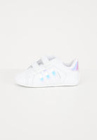 Sneakers bianche da neonato con strappo SUPERSTAR BD8000  ADIDAS ORIGINALS 