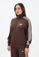 ADIDAS ORIGINALS Felpa con zip Adicolor Classics Firebird Loose marrone da donna KH1593 . ADIDAS ORIGINALS 