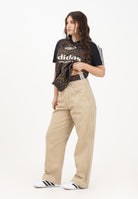 ADIDAS ORIGINALS Jeans Firebird Utility in denim beige da donna JX8760 . ADIDAS ORIGINALS 