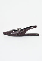 ONLY Sandali bordeaux da donna con borchie 15340903 Burgundy ONLY 