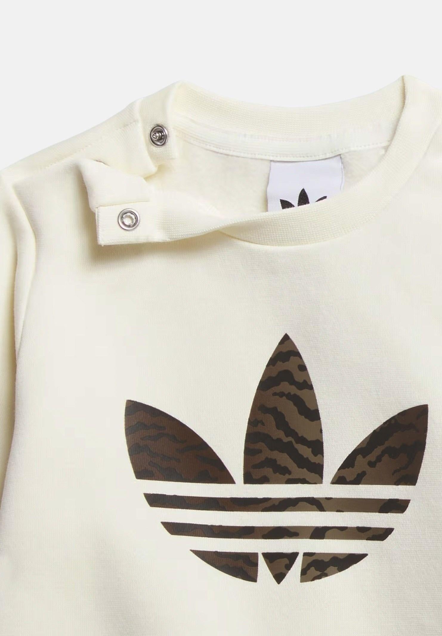 ADIDAS ORIGINALS Tuta LOOSE CREW bicolore da neonato KD5824 . ADIDAS ORIGINALS 