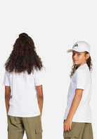 ADIDAS PERFORMANCE T-shirt a manica corta Essentials bianca per bambino e bambina JC9774 . ADIDAS PERFORMANCE 