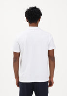 LACOSTE T-shirt a manica corta bianca da uomo in piqué con marchio jacquard TH5060 001 LACOSTE 