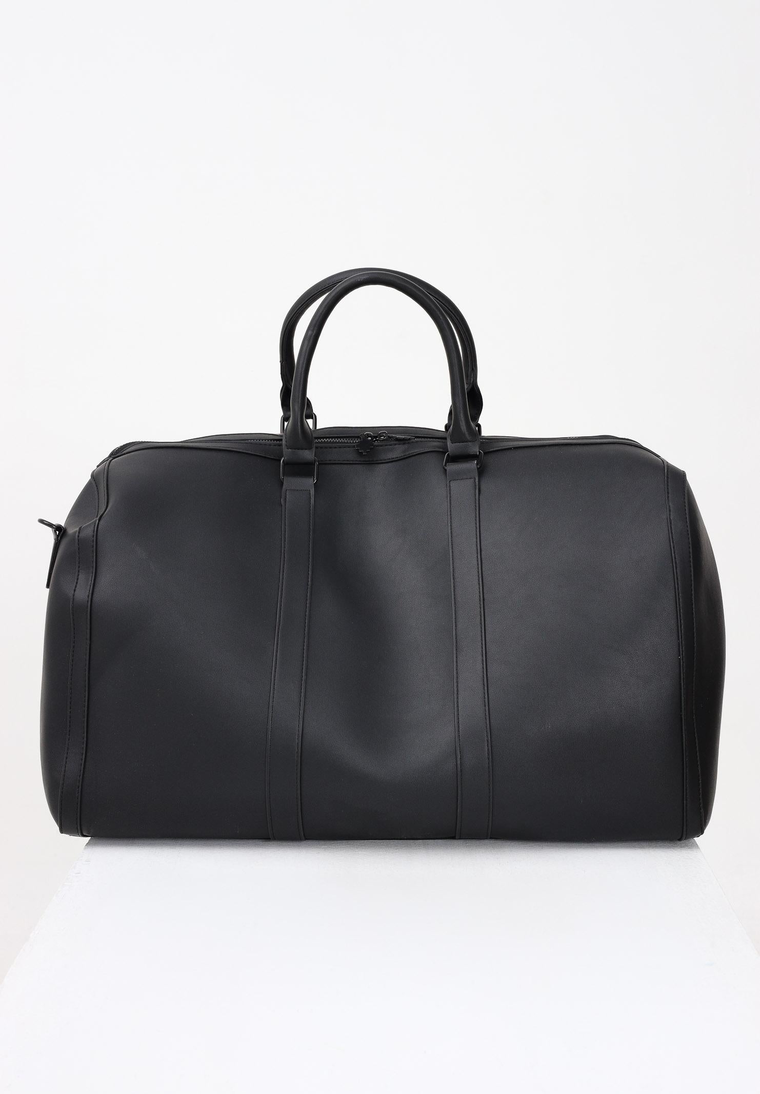 MARCELO BURLON COUNTY OF MILAN Black duffel bag for men and women