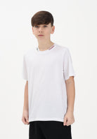 DSQUARED2 T-shirt a manica corta bianca per donna, ragazzi e bambini con logo al collo DQ3161D0AGP DQ100 DSQUARED2 