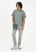 LACOSTE T-shirt a manica corta verde da uomo con monogramma jacquard TH1197 D1R LACOSTE 