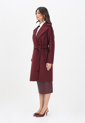MAX MARA Cappotto Dravenna bordeaux da donna 2526016091600 084 MAX MARA 