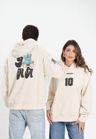 BARROW Felpa con cappuccio color crema per uomo e donna dedicata alla Società Sportiva Calcio Napoli F5BWUAHS074 013 BARROW 