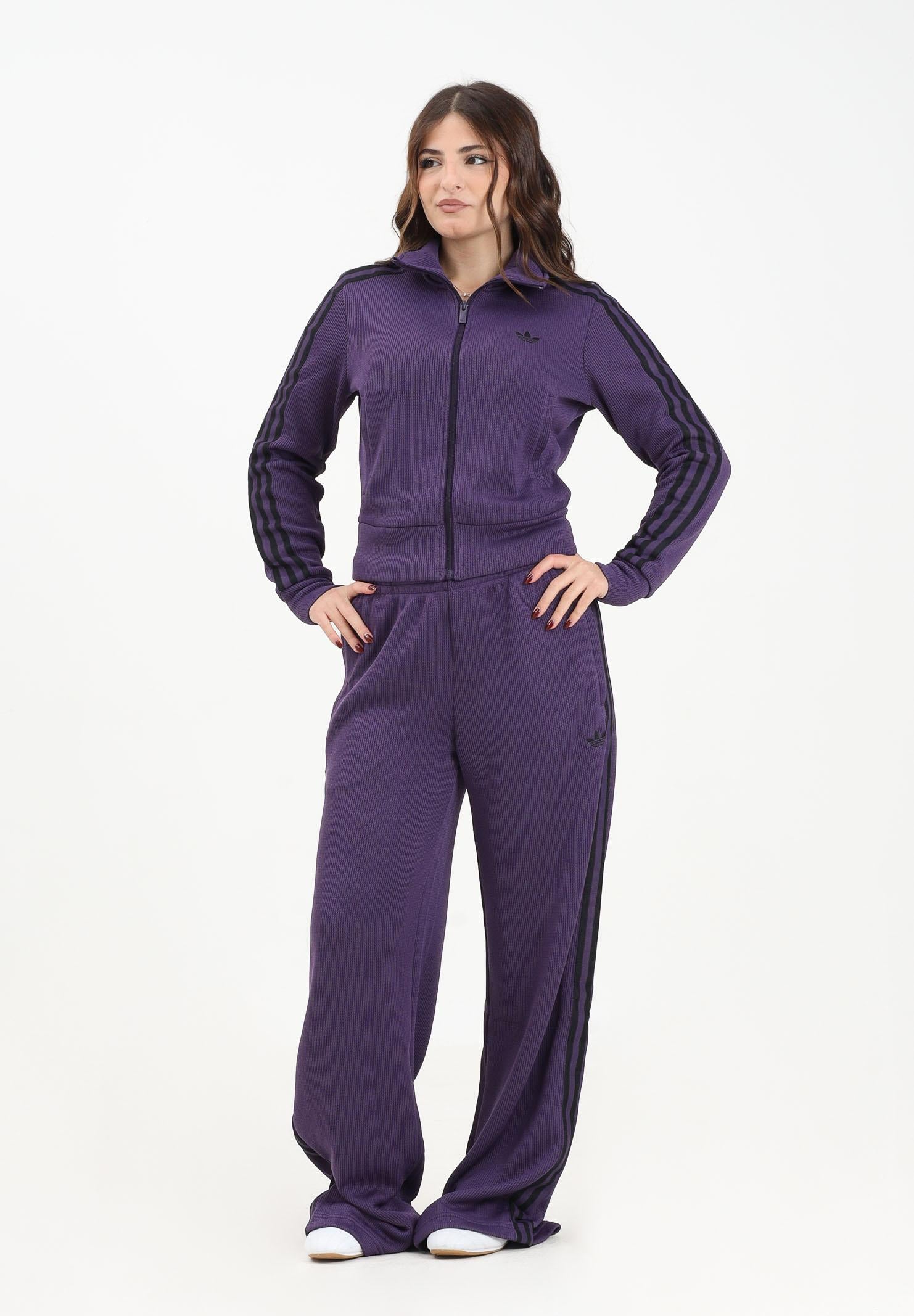 ADIDAS ORIGINALS Pantalone sportivo Adicolor Firebird Knit viola da donna JV7523  ADIDAS ORIGINALS 