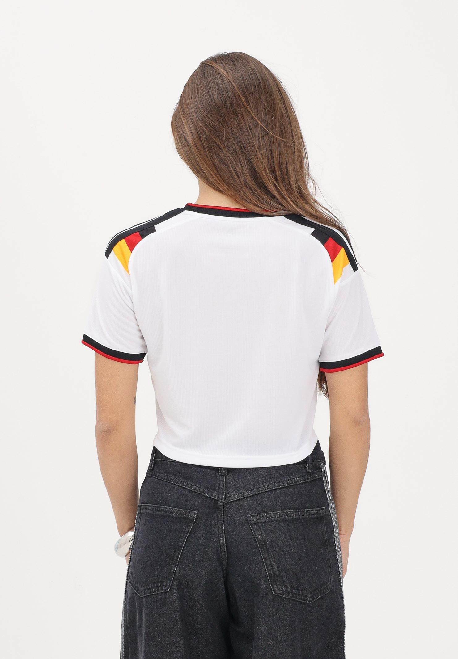 ADIDAS PERFORMANCE T-shirt a manica corta Home Cropped Germania 26 bianca da donna KE5854 . ADIDAS ORIGINALS 