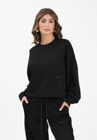 HINNOMINATE Felpa girocollo nera da donna con logo HMABW01991 NE01 HINNOMINATE 