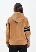 DSQUARED2 Felpa con zip beige per donna, ragazzi e bambini in neoprene floccato DQ3001D0AF8 DQ721 DSQUARED2 