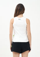 BARROW Canotta bianca per donna e bambina con stampa smile S5BKJGTA202 002 BARROW 