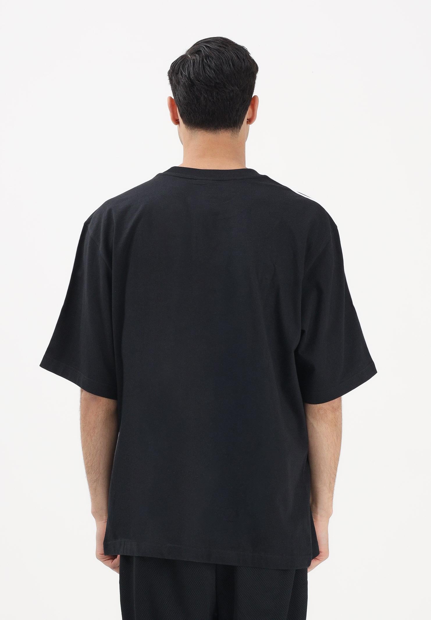 ADIDAS ORIGINALS T-shirt a manica corta Adicolor 3-Stripes Oversized nera da uomo KD4095 . ADIDAS ORIGINALS 