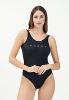 MARNI Costume intero nero per donna e bambina con stampa logo M01350M00M2 0M900 MARNI 