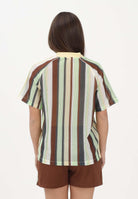 ADIDAS ORIGINALS T-shirt a manica corta SUMMER GLOW KNITTED OVERSIZED multicolore da donna KY3162 . ADIDAS ORIGINALS 