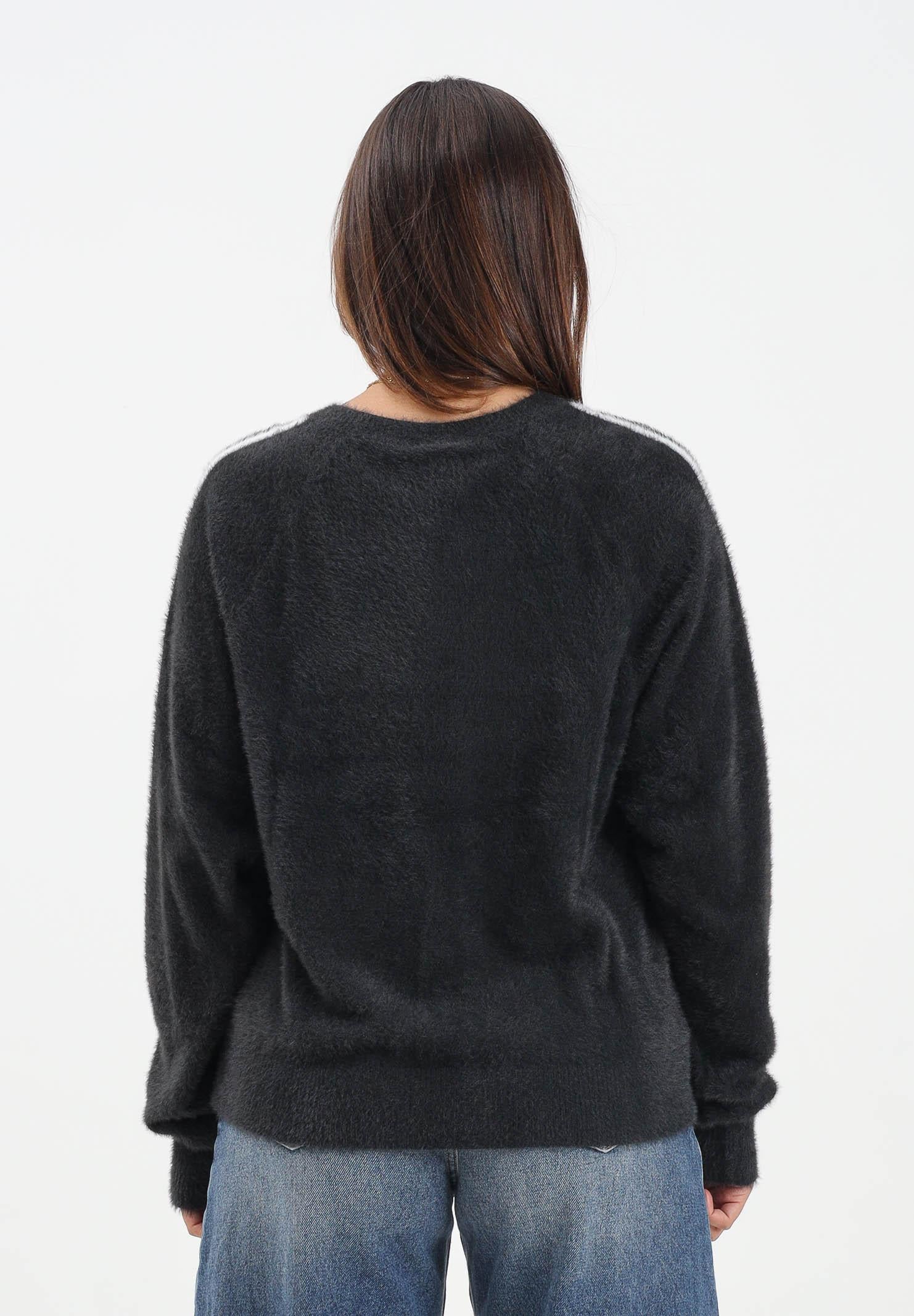 ADIDAS ORIGINALS Maglioncino girocollo Adicolor Holiday Knit nero da donna JX7813  ADIDAS ORIGINALS 