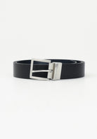 ARMANI EXCHANGE Cintura double face nera e blu da uomo 951000CC512 43020 ARMANI EXCHANGE 
