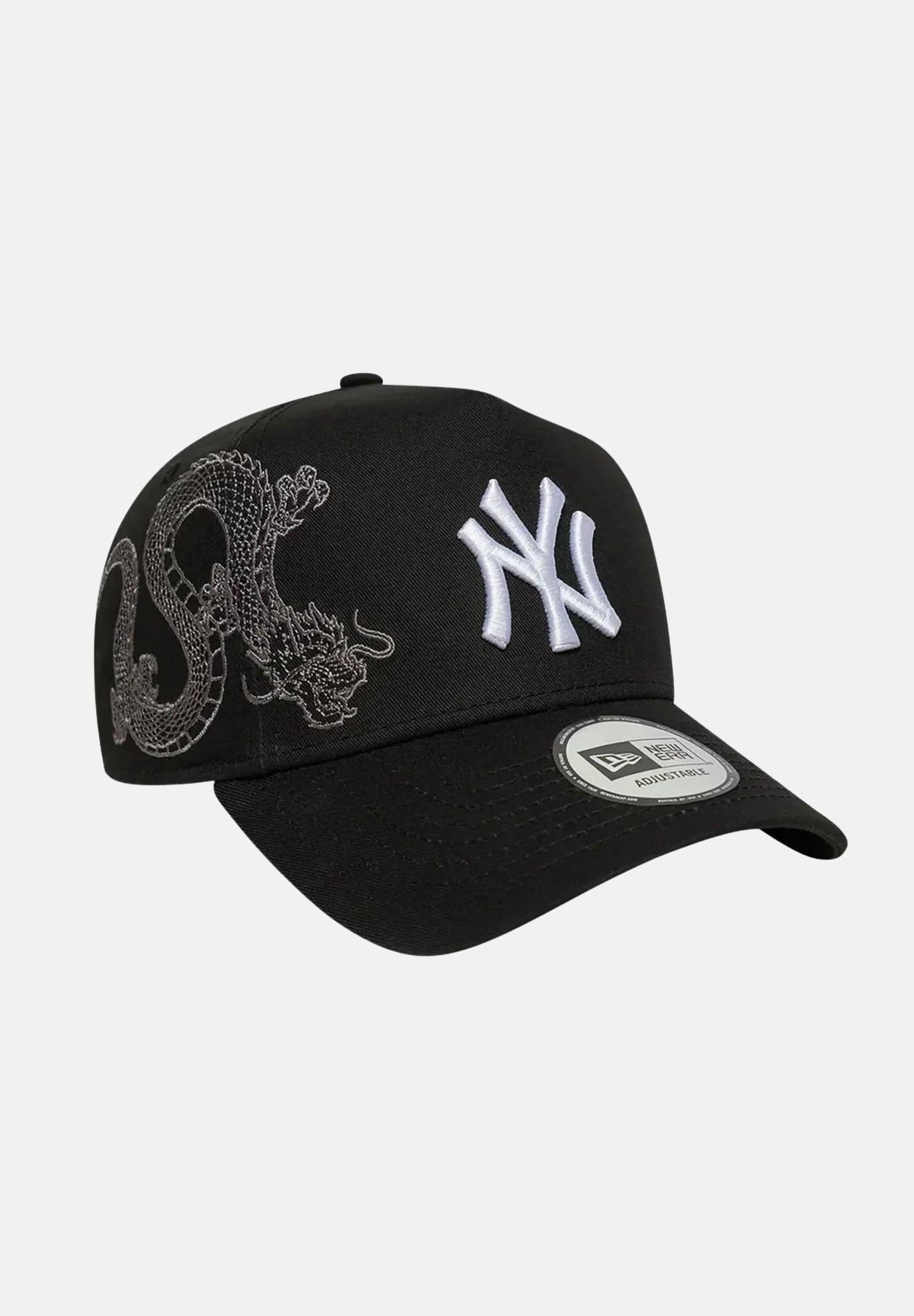 NEW ERA Cappello con visiera  9FORTY E-Frame New York Yankees MLB Icon nero per uomo e donna 60691253  NEW ERA 