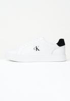 CALVIN KLEIN JEANS Sneakers bianche da uomo con logo YM0YM0143501W  CALVIN KLEIN JEANS 