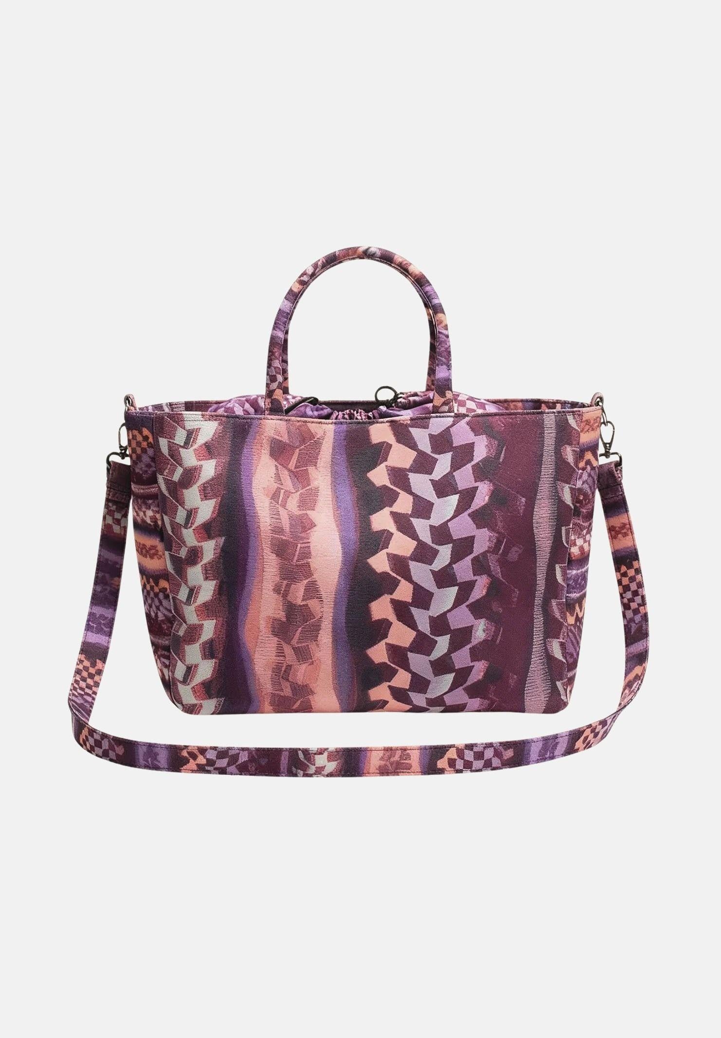 F**K Borsa mare multicolore da donna in tessuto stampato FA26-SW0121X56 . F**K 