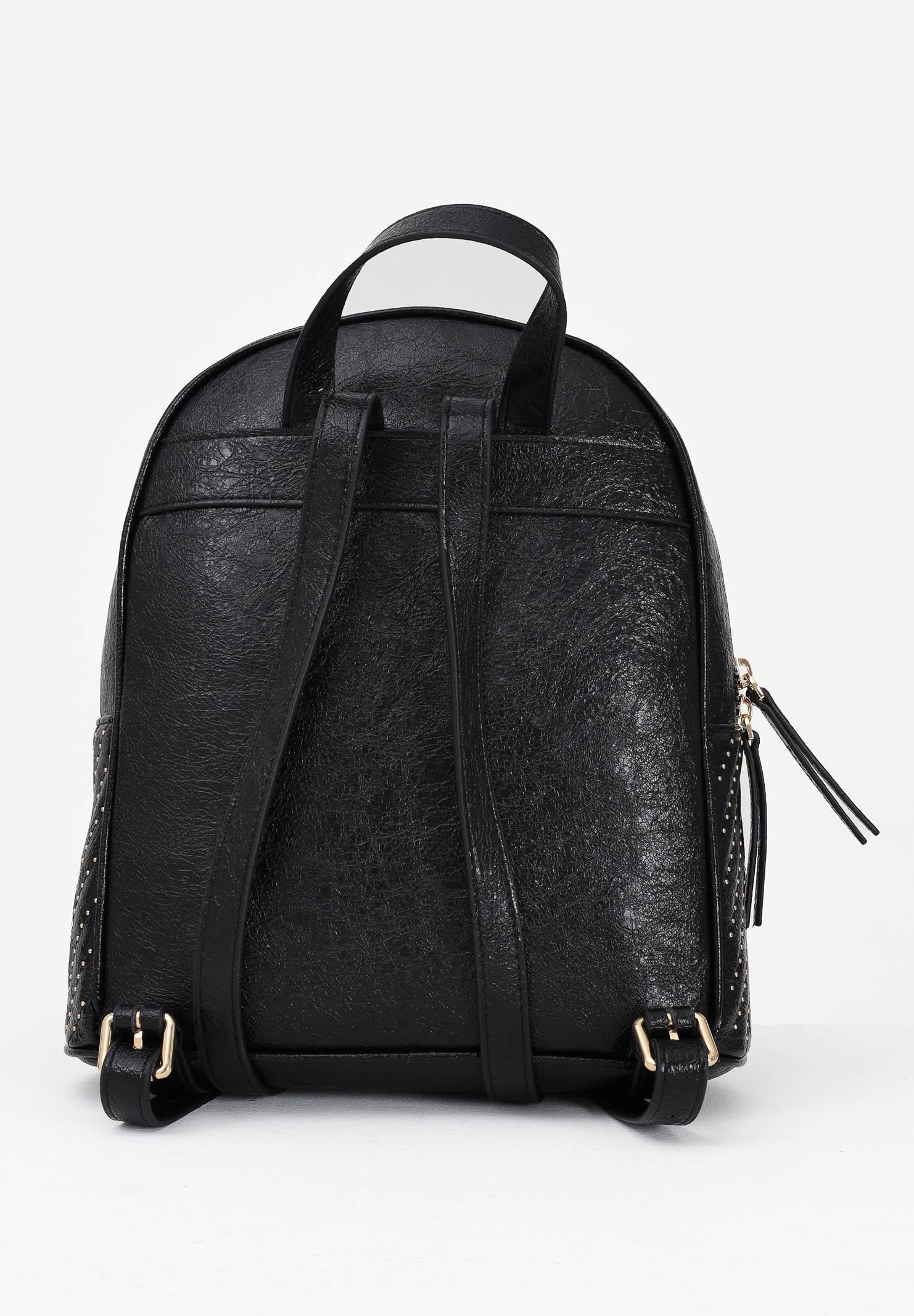 RICHMOND Zaino nero da donna con lavorazione trapuntata e micro borchie RWA25238ZA BL RICHMOND 