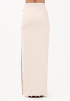 ELISABETTA FRANCHI Gonna lunga burro da donna con zip gioiello GO16561E2 193 ELISABETTA FRANCHI 