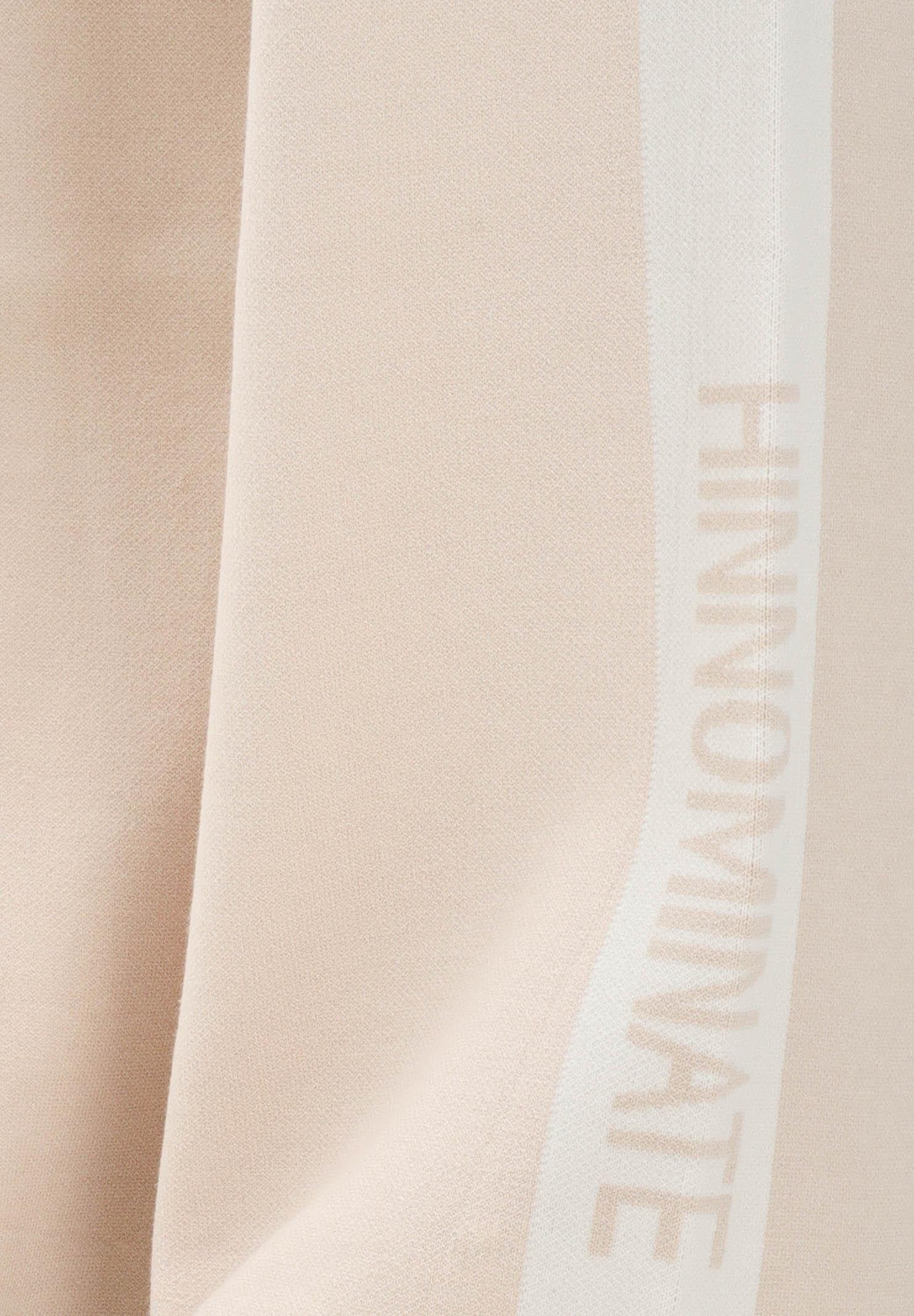 HINNOMINATE Pantalone in maglia beige da donna con banda laterale logata HMABW02131 BE11 HINNOMINATE 