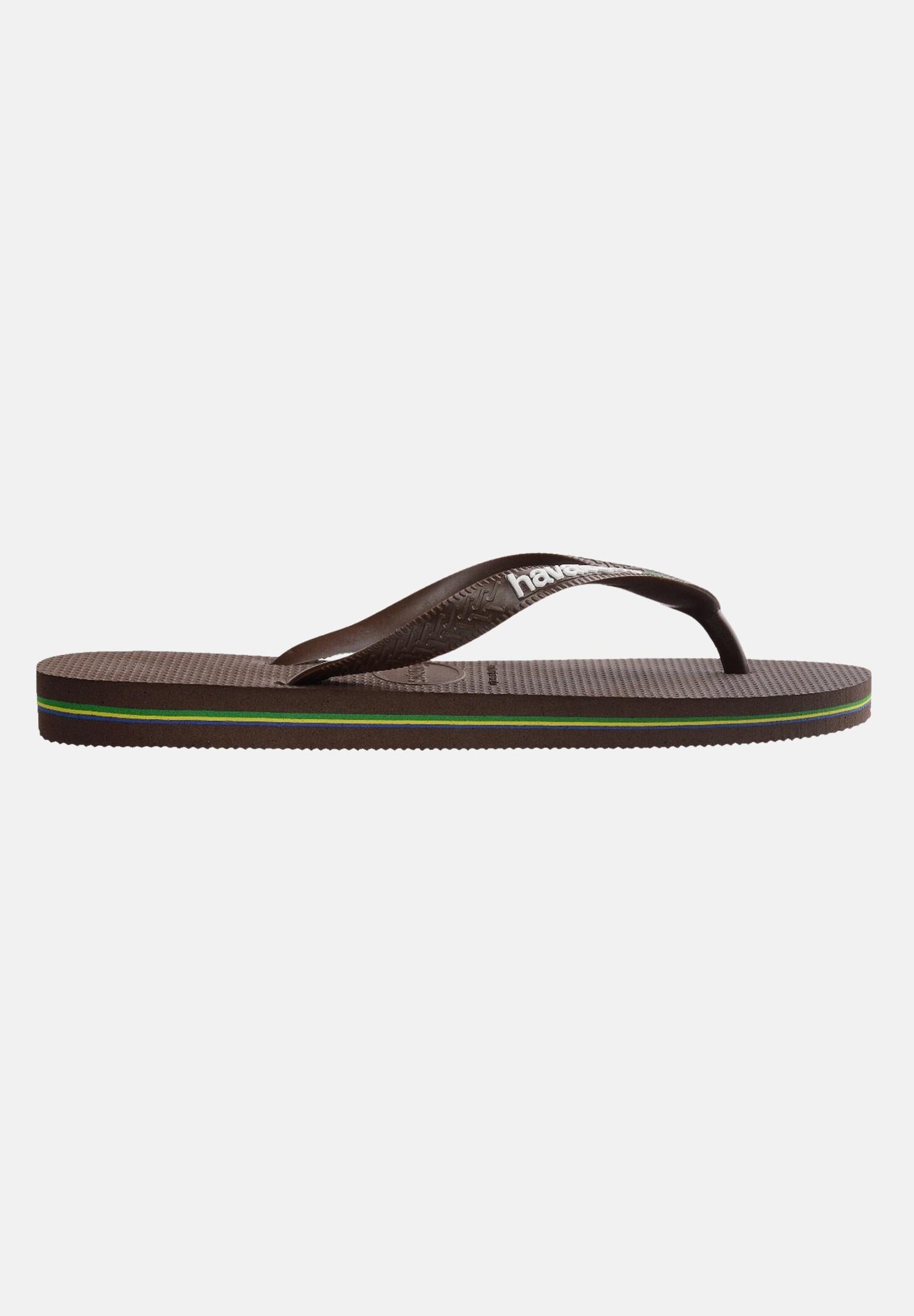 HAVAIANAS Infradito Havaianas Brasil Logo marrone per uomo e donna 4110850 2673 HAVAIANAS 