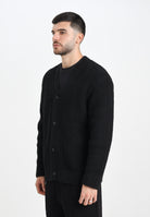 SELECTED HOMME Cardigan nero da uomo 16098335 Black SELECTED HOMME 