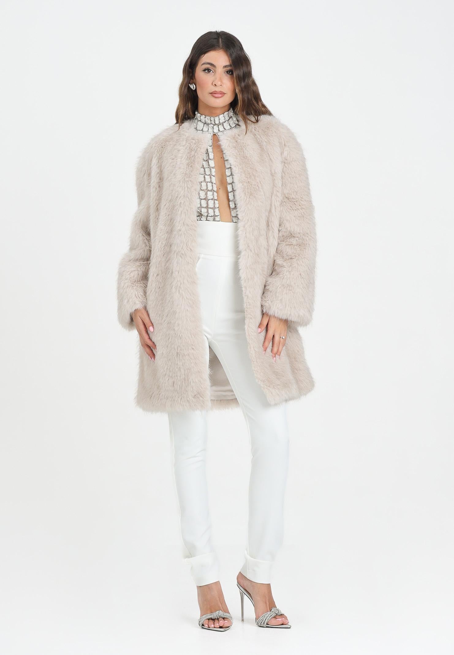 MAX MARA Pelliccia beige da donna 2526456012600 002 MAX MARA 